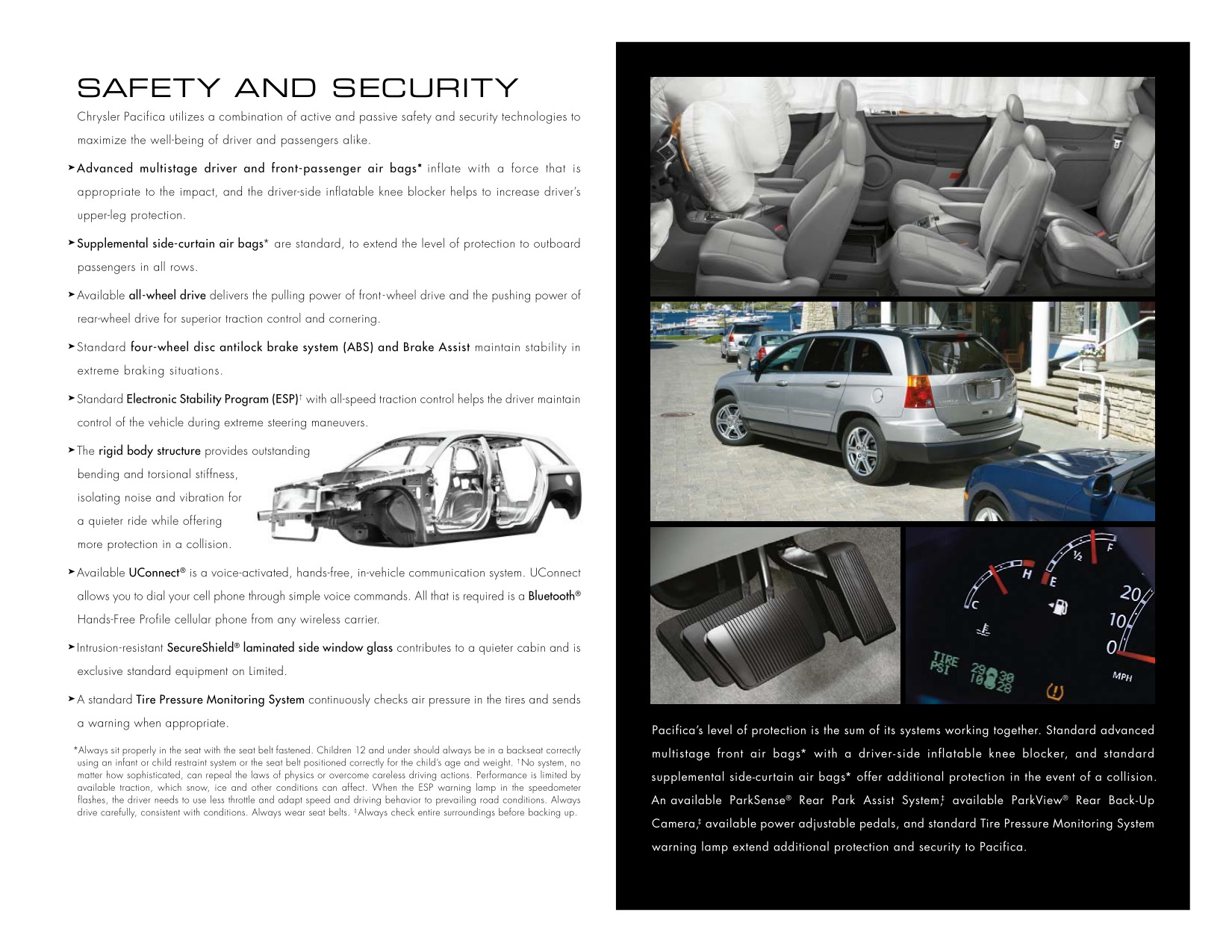 2008 Chrysler Pacifica Brochure Page 2